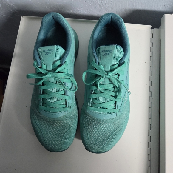 Reebok Women's Nano X4 Turquoise Sneakers - Picture 6 of 7